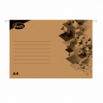 Kartotekinis vokas A4 pakabinamas FOROFIS rudas,  įp.25