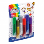 Klijai su blizgučiais FIORELLO GR-BK06 B6, 6 spalvos x 6ml