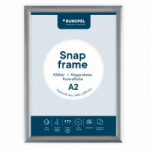 Pakabinamas reklaminis rėmas A2 (42x59,4) atlenkiamais 25mm kra&scaron;teliais aliuminiu rėmu CLICK