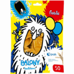 Balionai metalizuoti FIORELLO 50 vnt. auksinės sp.