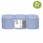 Popieriniai rank&scaron;luosčiai rulone PAPERNET 2sl.140m 21x18,5x4cm, mėlynos sp.MATIC 1vnt.(įp.6)