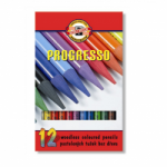Spalvoti pie&scaron;tukai PROGRESSO KOH-I-NOOR 12 sp.