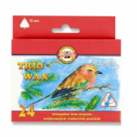 Kreidelės va&scaron;kinės TRIO WAX 24 sp. KOH-I-NOOR  įp.6