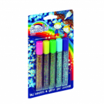 Klijai su blizgučiais FIORELLO  GR-KK13 B5  5 spalvos x 13ml