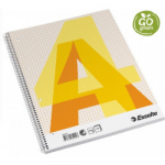 Sąsiuvinis su spirale &scaron;one A4/70l ESSELTE langeliais, įp10