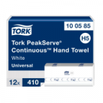 Popieriniai rank&scaron;luosčiai servetėlėmis TORK PeakService 410vnt. H5, 1sl, įp.12