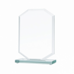 Trofėjus stiklinis GS111 auk&scaron;tis 18,5 cm stiklo storis 1 cm