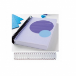 Įri&scaron;imo spiralės plastikinės FELLOWES 38mm baltos,  įp.50