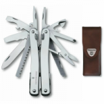 Daugiafunkcinis įrankis VICTORINOX SPIRIT X, odiniame dėkle, sidabro sp.