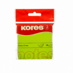 Lipnūs lapeliai KORES 75x75mm 100l. žalios  spalvos, įp.12 vnt.
