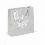 Dovanų mai&scaron;elis  Kalėdoms NARVIK 240X240 mm baltas