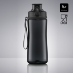 Gertuvė COLORISSIMO TRITAN, plastikinė 550ml, juoda sp.