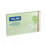 Lipnūs lapeliai MILAN 127x76mm žalsva sp.90lap. , pak.10 vnt.