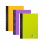 Sąsiuvinis su spirale &scaron;one  ABC A4 96 lapai, langeliais