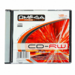 CD-RW OMEGA Freestyle 700MB 12x Slim, plastikinėje dėžutėje
