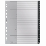 Skiriamieji lapai i&scaron; perdirbto plastiko A4 A-Z LEITZ, įp.10