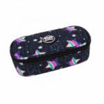 Penalas COOLPACK CAMPUS RAINBOW NIGHT 23x10x6cm, margas, juodos sp.