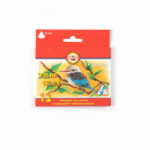 Kreidelės va&scaron;kinės akvarelinės KOH-I-NOOR TRIO WAX 8252 12 sp. &Oslash;10mm  įp.12