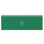 Horizontalus stalo kalendorius MEMO ECO CARDBOARD 2027m., emerald sp.