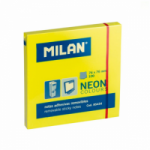Lipnūs lapeliai MILAN NEON 76x76mm ry&scaron;ki geltona sp.100lap.