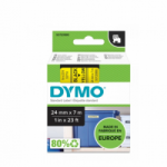 Juostelė DYMO D1 24mmx7m juoda/geltona