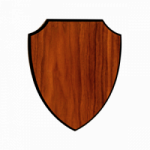 Medinė lentelė 561 skydas 155x197 mm su reklama (sublimacija, UV)