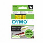Juostelė DYMO 19mmx7m juoda/geltona