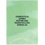 Darbuotojų darbo pažymėjimų registracijos žurnalas, A5