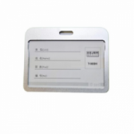 Vardinės kortelės dėklas metalinis PIRUET, 54x85mm, sidabro sp.