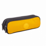 Penalas 2 skyrių su užtrauktuku COOLPACK CLIO , geltonos/pilkos sp.