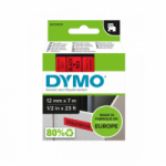 Juostelė DYMO 12mmx7m juoda/raudona