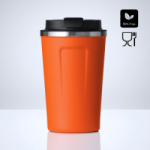 Termo puodelis NORDIC 350ml, oranžinės sp.