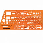 Karininko liniuotė-&scaron;ablonas LENIAR NATO 8353