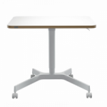 Kompakti&scaron;kas reguliuojamas stalas LEITZ ERGO  80x60, baltas