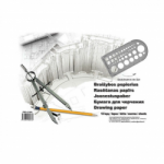 Popierius braižybai A4 160g 10l  įp.20