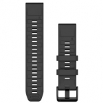 GARMIN QuickFit Band 22mm, Graphite Silicone Band priedas 010-13392-07