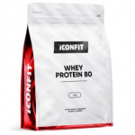 ICONFIT Whey Protein 80 - Wild Strawberry sportinė mityba ICF-PR-SW