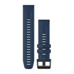 GARMIN QuickFit Band 22mm, Captain Blue with Black Stainless Steel Hardware priedas 010-13111-31