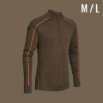 NORTHERN HUNTING ASTHOR KAL BROWN long sleeved women t-shirt, size M/L rūbai 606872-BR-ML