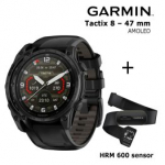 GARMIN Tactix 8 &ndash; 47 mm, AMOLED + HRM 600 sportinis laikrodis 010-03405-01 / 010-13383-00