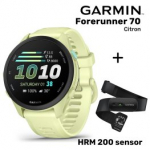 GARMIN Forerunner 70, Citron + HRM 200 Sensor sportinis laikrodis 010-04307-02 / 010-13388-00