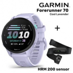 GARMIN Forerunner 70, Cool Lavender + HRM 200 Sensor sportinis laikrodis 010-04307-03 / 010-13388-00