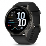 GARMIN Venu 4 - 45mm, Slate with Black Silicone Band sportinis laikrodis 010-03014-00
