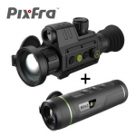 PIXFRA CHIRON C650LRF thermal scope + Mile 2 PFI-M215 thermal camera termovizoriai taikiklis
