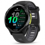 GARMIN Forerunner 970, Carbon Gray DLC Titanium, Black Case, Black/Translucent Whitestone Band sportinis laikrodis 010-02969-10