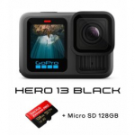 GOPRO HERO13 Black + MicroSD 128 GB sporto kamera CHDHX-131-RW  / SD128GB