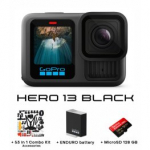 GOPRO HERO13 Black + MicroSD 128 GB + Enduro Battery + 53 in 1 Combo Kit Accessories sporto kamera CHDHX-131-RW  / SD128GB / AEBAT-001 / 53IN1