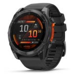 GARMIN Fenix 8 51 mm, AMOLED, Slate Gray with Black Silicone Band sportinis laikrodis 010-02905-00