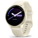 GARMIN Vivoactive 6, Bone with Silicone Band sportinis laikrodis 010-02985-01
