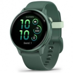 GARMIN Vivoactive 6, Jasper Green with Silicone Band sportinis laikrodis 010-02985-02